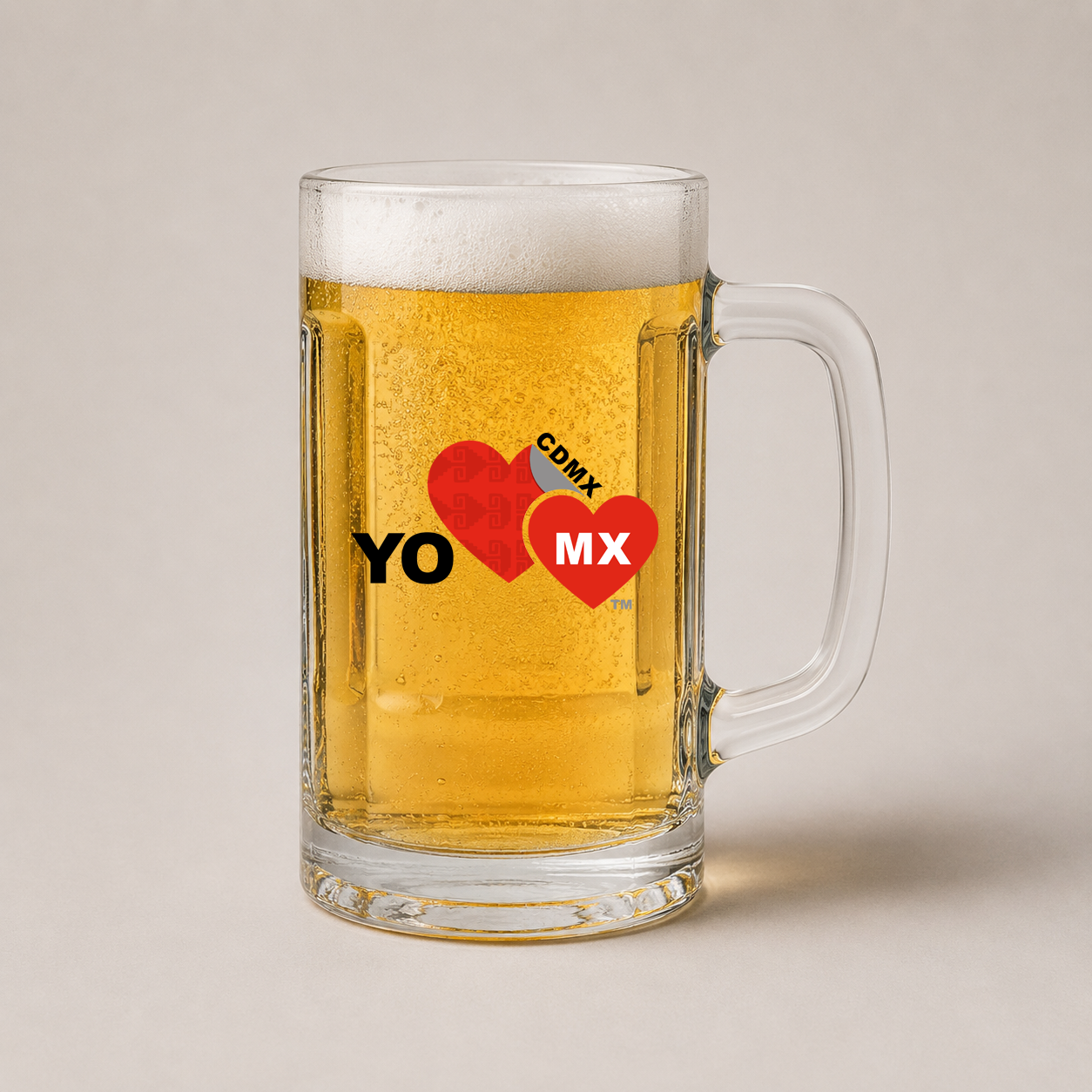 Tarro Cervecero YO ❤️ MX — Golden Pint