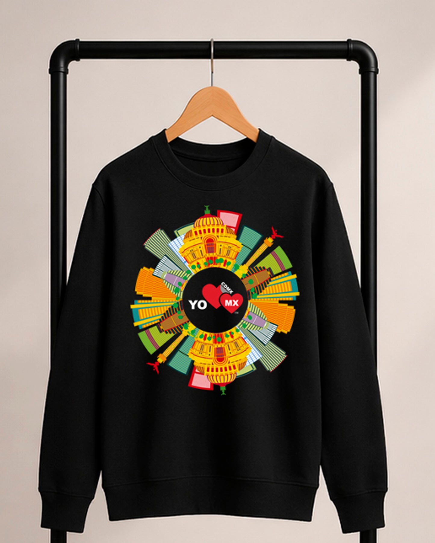 Sudadera YO ❤️ MX — Skyline