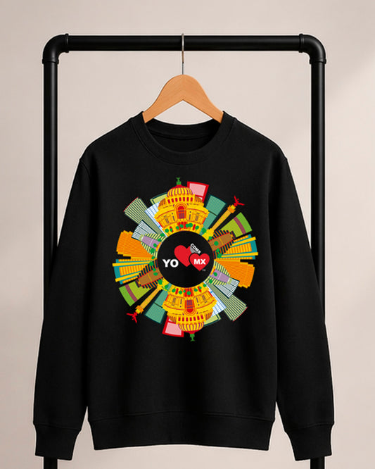 Sudadera YO ❤️ MX — Skyline