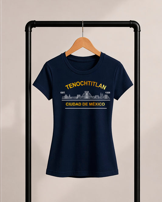 Playera YO ❤️ MX — Skyline Raíces