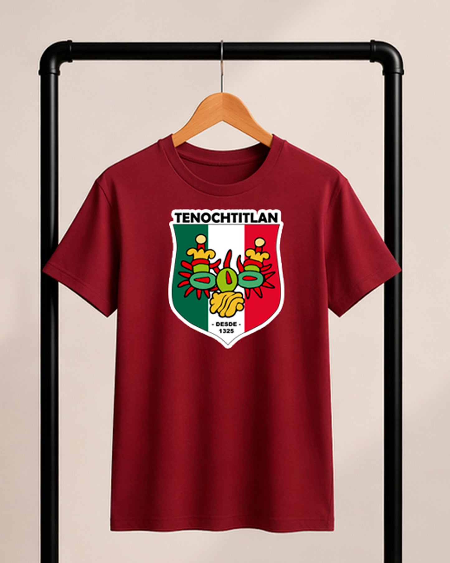 Playera YO ❤️ MX — Escudo Raíces