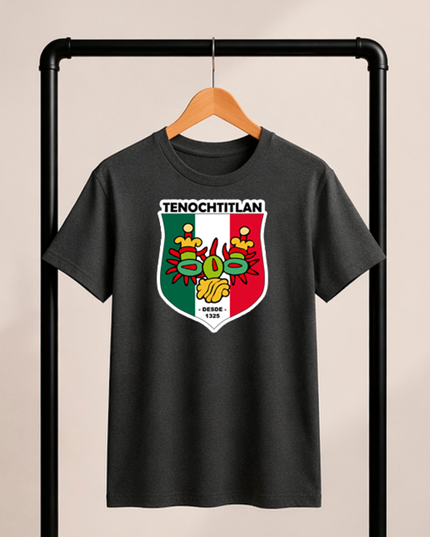 Playera YO ❤️ MX — Escudo Raíces