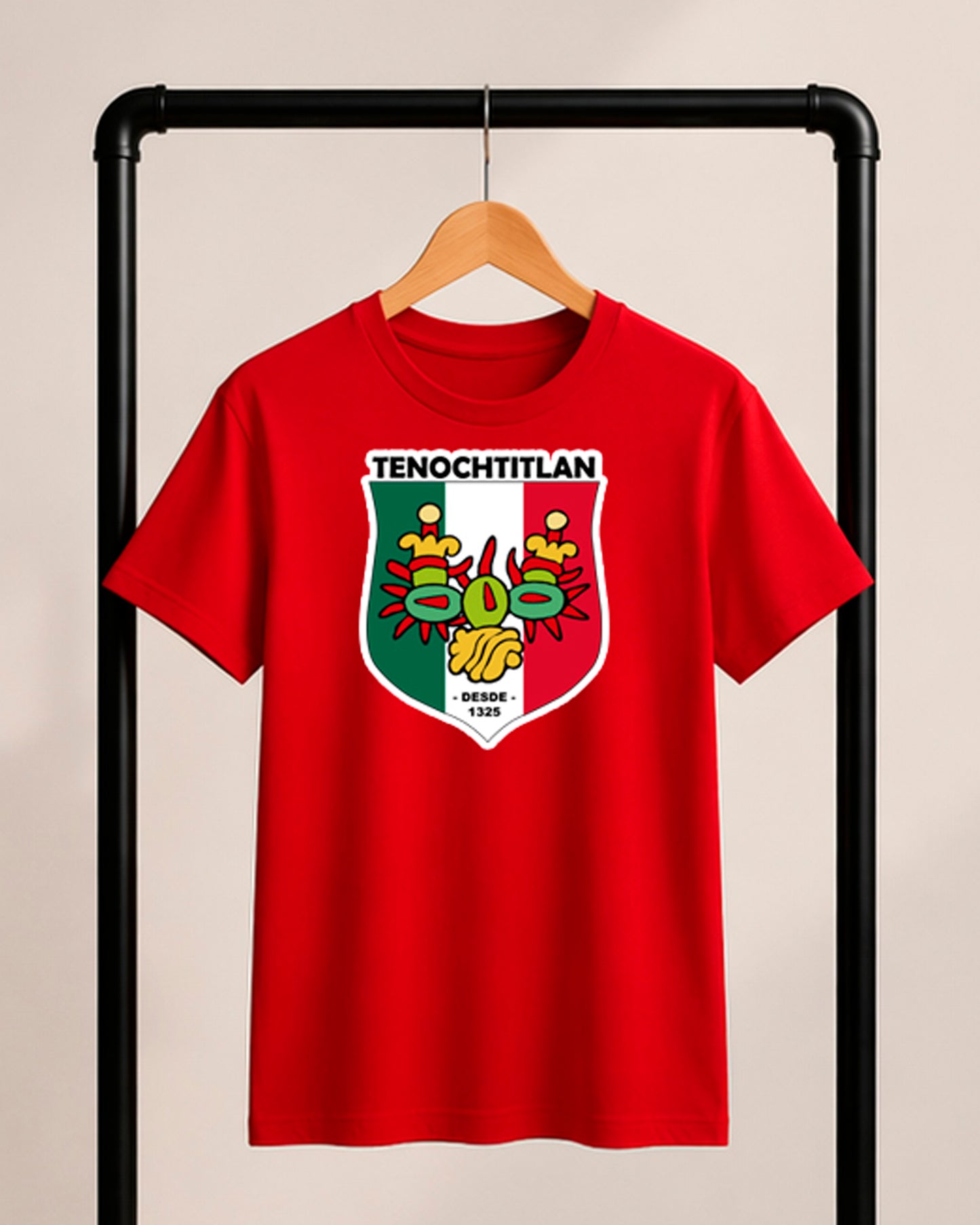 Playera YO ❤️ MX — Escudo Raíces