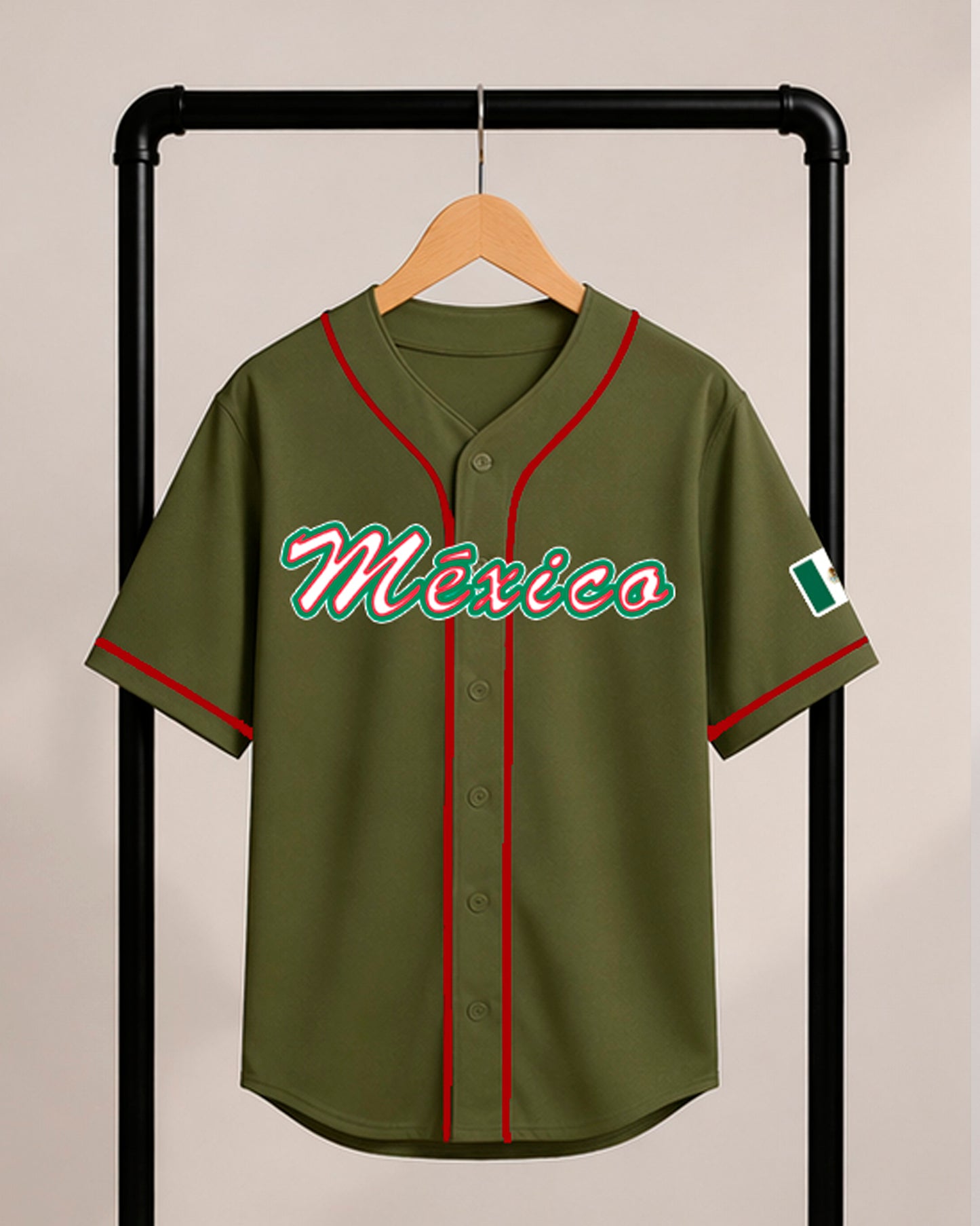 Jersey YO ❤️ MX — Classic Baseball