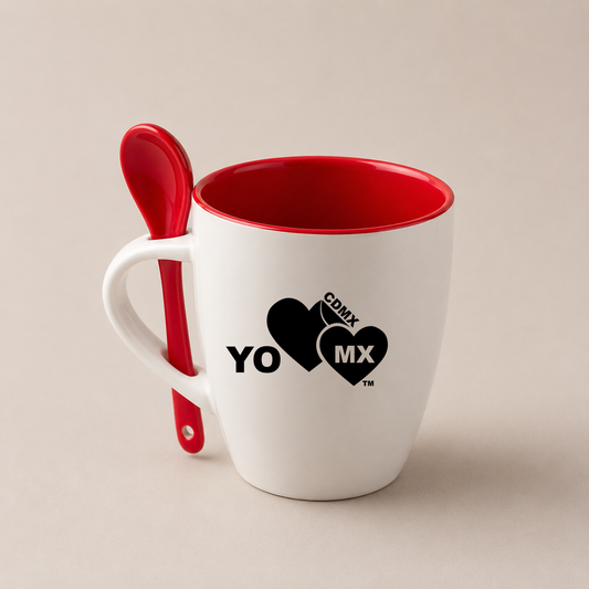 Taza YO ❤️ MX — Coffee Spoon Cup