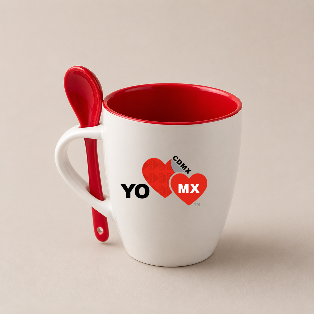 Taza YO ❤️ MX — Coffee Spoon Cup