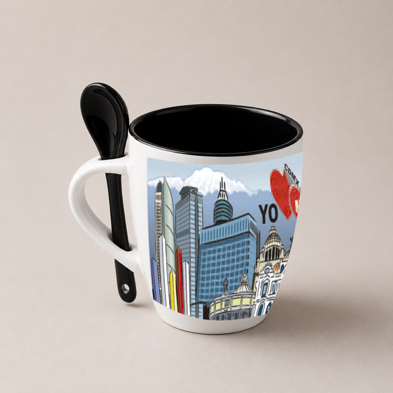 Taza YO ❤️ MX — Skyline Mug