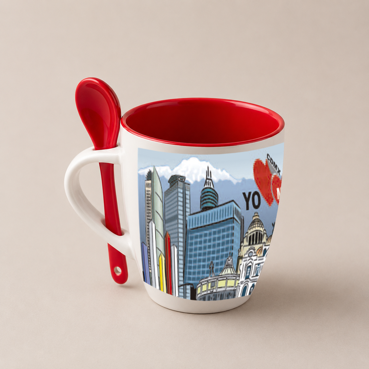 Taza YO ❤️ MX — Skyline Mug